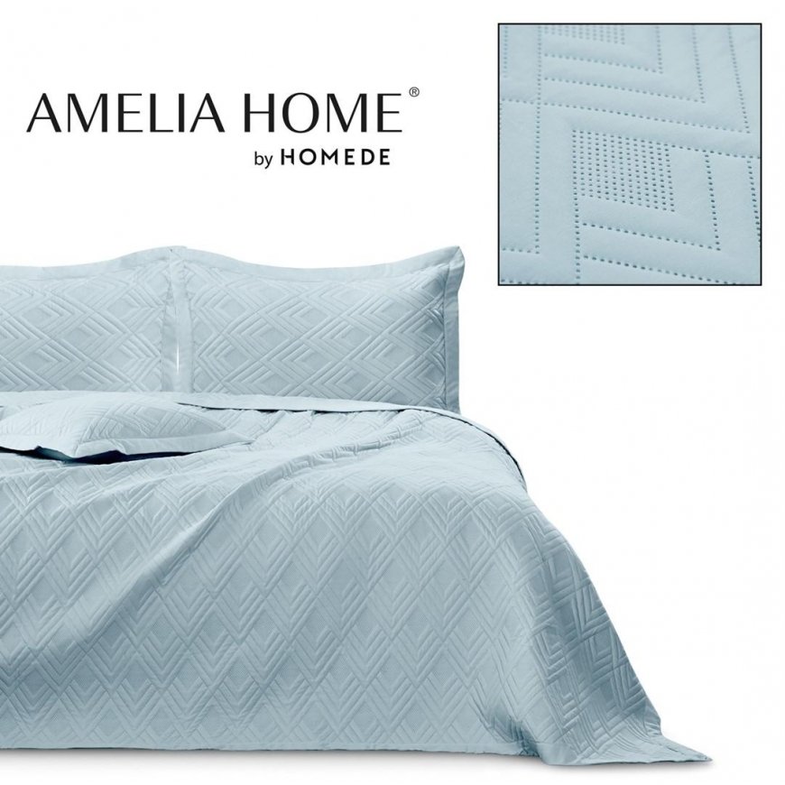 Покрывало OPHELIA синего цвета, материал - текстиль, микрофибра 220x240 AmeliaHome – 2