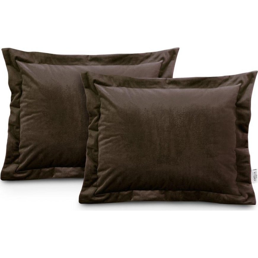 AmeliaHome CUS/AH/VELVET/D.RUDA/SIDE/50X70*2