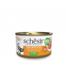 SCHESIR Complements Tuna with aloe in jelly - wet cat food - 70g