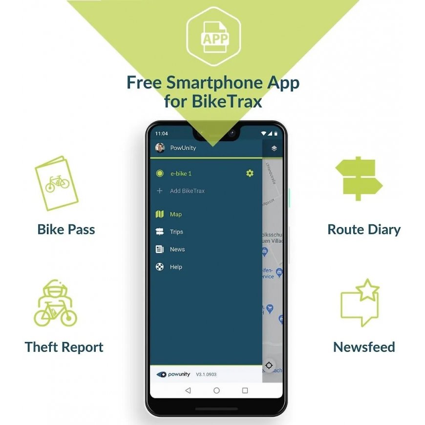 PowUnity BikeTrax - device, Bosch GEN4 Smart, 4G – 3