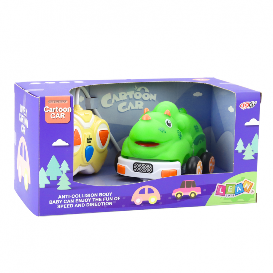 Lean Toys Kaugjuhtimisega Dinosaurus Auto Lastele – 5