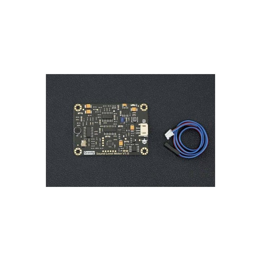 DFRobot Gravity analoginis garso lygio matuoklis 3.3 ~ 5.0V 30dBA ~ 130dBA ±1.5dB 31.5Hz ~ 8.5KHz – 5