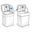 Berdsen Icemax 26 litran matkailujääkaappi ECO-tila - sininen Berdsen Icemax 26 litran matkailujääkaappi ECO-tila - sininen