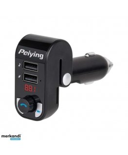 Car transmitter with Bluetooth function (2 USB sockets)