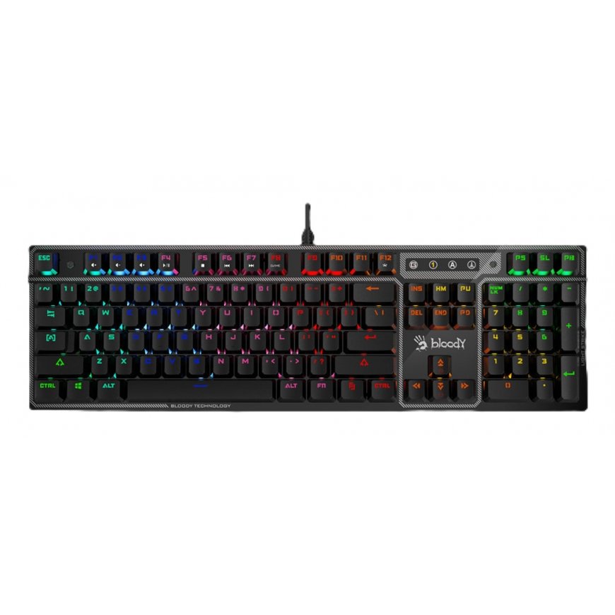 BLOODY B750N tastatūra Speļu USB Melns