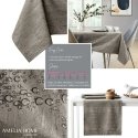 Tablecloth Vesta cappuccino pressed modern 80x80 AmeliaHome Tablecloth Vesta cappuccino pressed modern 80x80 AmeliaHome