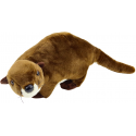 Lean Toys Pehmolelu Saukko, pehmeä lelu, ruskea, 37 cm Lean Toys Pehmolelu Saukko, pehmeä lelu, ruskea, 37 cm