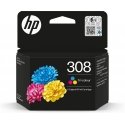 HP 308 kolmivärinen alkuperäinen mustepatruuna HP 308 kolmivärinen alkuperäinen mustepatruuna
