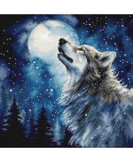 Letistitch Kryželiu tikanduse komplekt "Kesöö lumi" 24x24cm SLETIL9923