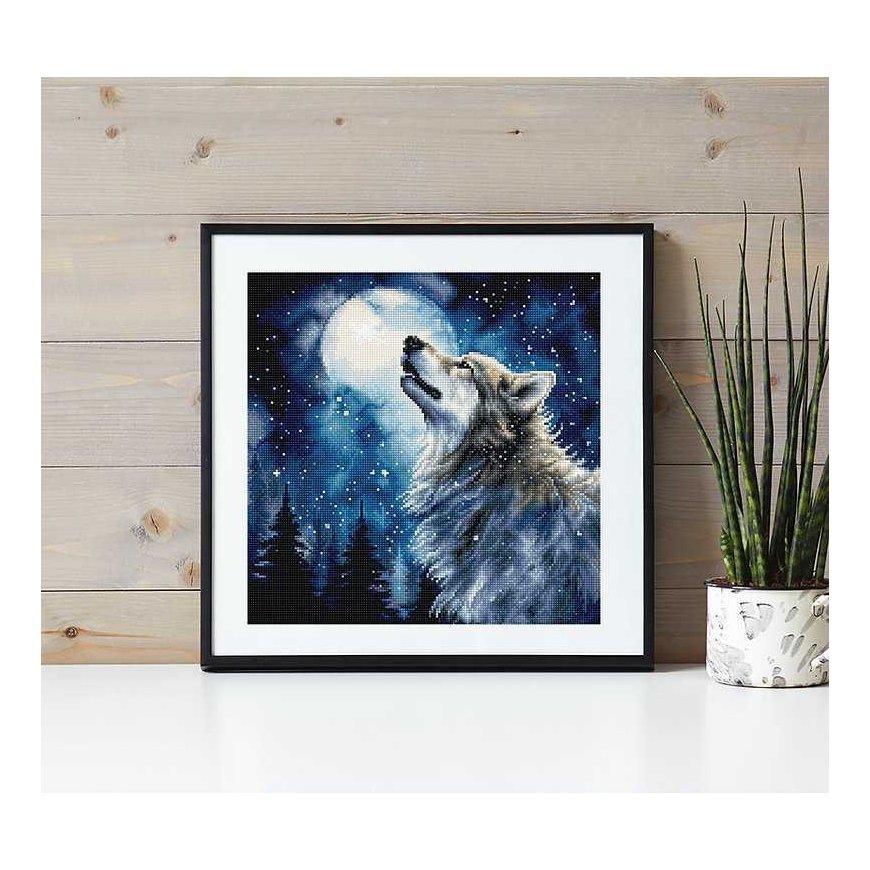 Letistitch Cross Stitch Kit "Midnight Snow" 24x24cm SLETIL9923 – 2
