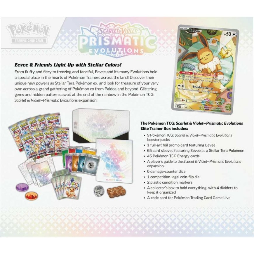 Pokemon Pokemon TCG – Scarlet & Violet 8.5 Prismatic Evolutions Elite Trainer Box – 4