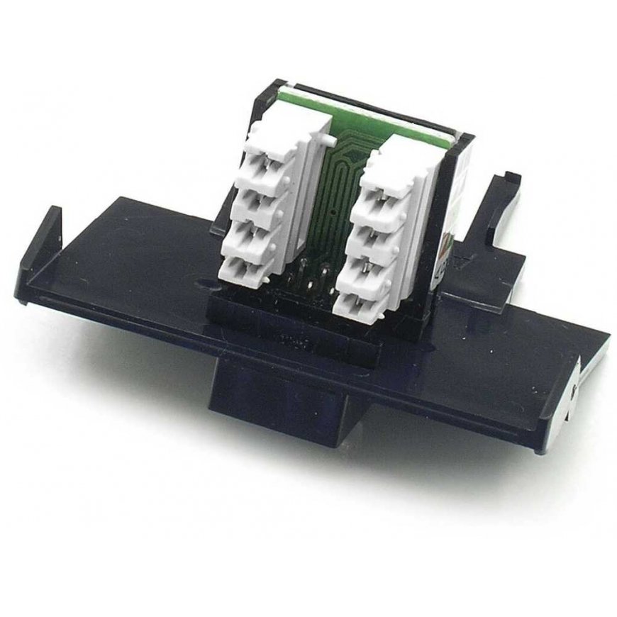 DATACOM UTP dvigubas lizdas ABB TANGO 2xRJ45 kat.6 WH – 3
