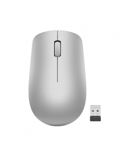 Lenovo Wireless Mouse 530 Platinum Gray, 2.4 GHz Wireless via Nano USB
