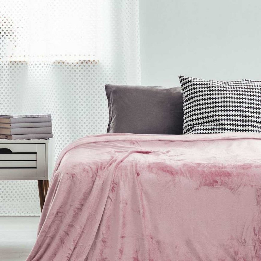 DecoKing BLA/MIC/PUUDERROOSA/200X220