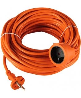 Blow PR-160 tīkla pagarinātājs 1 kontaktligzda bez zemējuma 50m oranžs 2x1.5mm