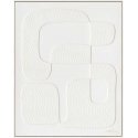 Frame Painting with frame 80x100cm, white shape Frame Painting with frame 80x100cm, white shape
