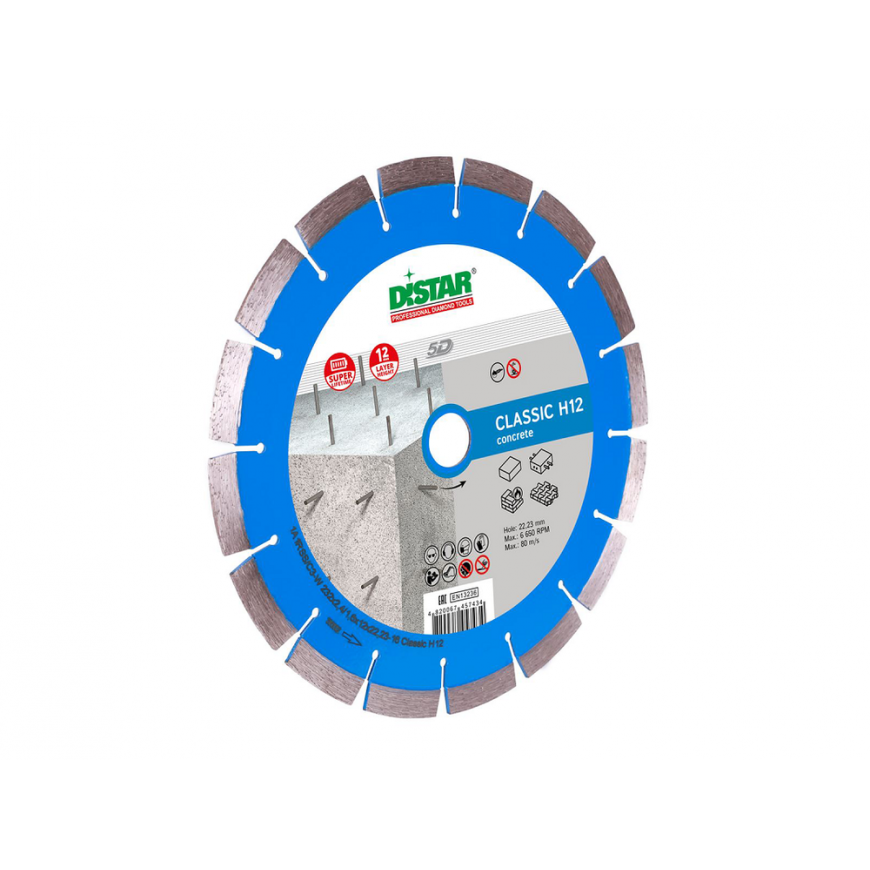 125MM DISTAR CLASSIC H12 Diamond disc for reinforced concrete and hydraulic concrete – 2