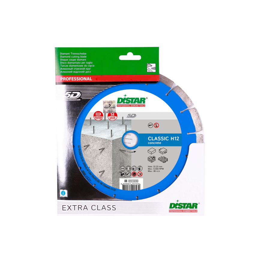 125MM DISTAR CLASSIC H12 Diamond disc for reinforced concrete and hydraulic concrete – 4
