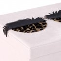AmeliaHome Jewelry Box AH LASHES POWDERPINK 19X12 AmeliaHome Jewelry Box AH LASHES POWDERPINK 19X12