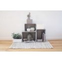 Storage basket, gray - 2 pieces in set, ZELLER