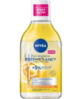 NIVEA Micelārais šķidrums grima noņemšanai jutīgai un nogurušai ādai, izgaismojošs, 400ml