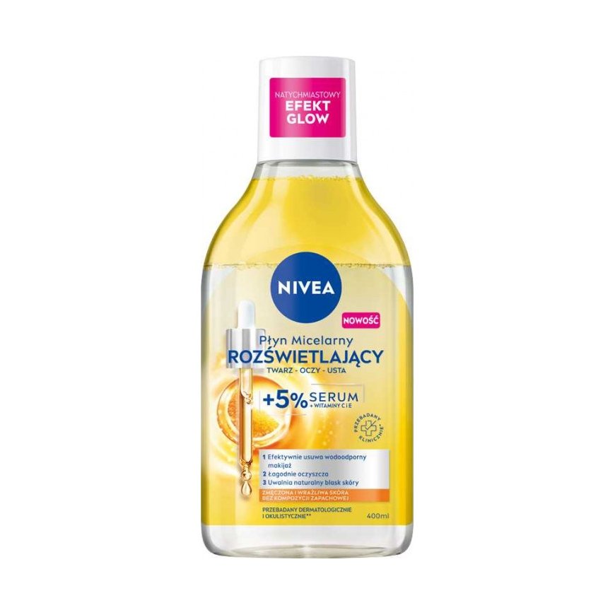 NIVEA Micellar Cleansing Water for Sensitive and Tired Skin Illuminating 400ml – 2
