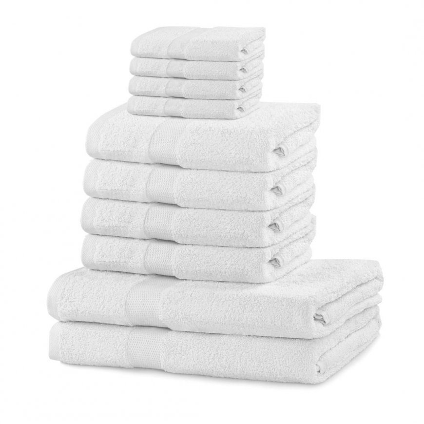 Pyyhe DecoKing RANŠŠLUSŠKA / HOITO/WHI/SET2*70x140+4*50x100+4*30X50