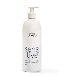 Sensitiivne näo- ja kehapesugeel - Kreemjas puhastusgeel näole