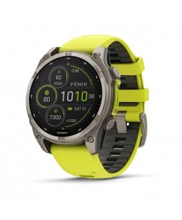 Garmin fenix 8 3,3 cm (1.3") 47 mm Digitaalne 260 x 260 pikslit Puutetundlik ekraan Titaanium WiFi GPS (satelliit)