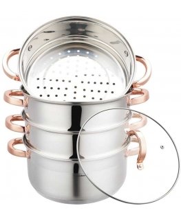 Puodas NA PARĘ KLAUSBERG 5 ELEM. 24cm KB-7736 ROSE GOLD