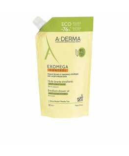 A-Derma Exomega Eco kylpy- ja suihkuöljyn täyte, 500 ml