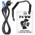 Spotlight LIGHT4ME P4 WW scenas prožektors LED PAR silti balts Spotlight LIGHT4ME P4 WW scenas prožektors LED PAR silti balts
