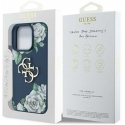 Originalus Dėklas GUESS Grained Roses Big 4G logo skirtas Apple iPhone 16 Pro mėlynos spalvos Originalus Dėklas GUESS Grained Roses Big 4G logo skirtas Apple iPhone 16 Pro mėlynos spalvos