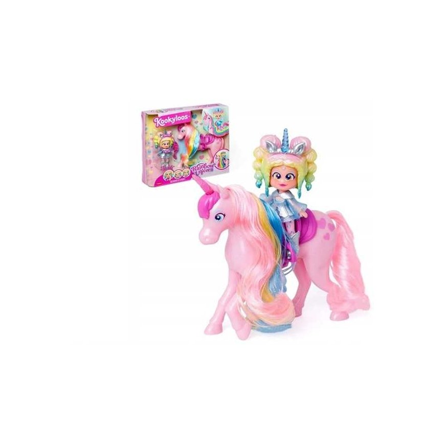 Magic Box KOOKYLOOS Rainbow Unicorn figurine