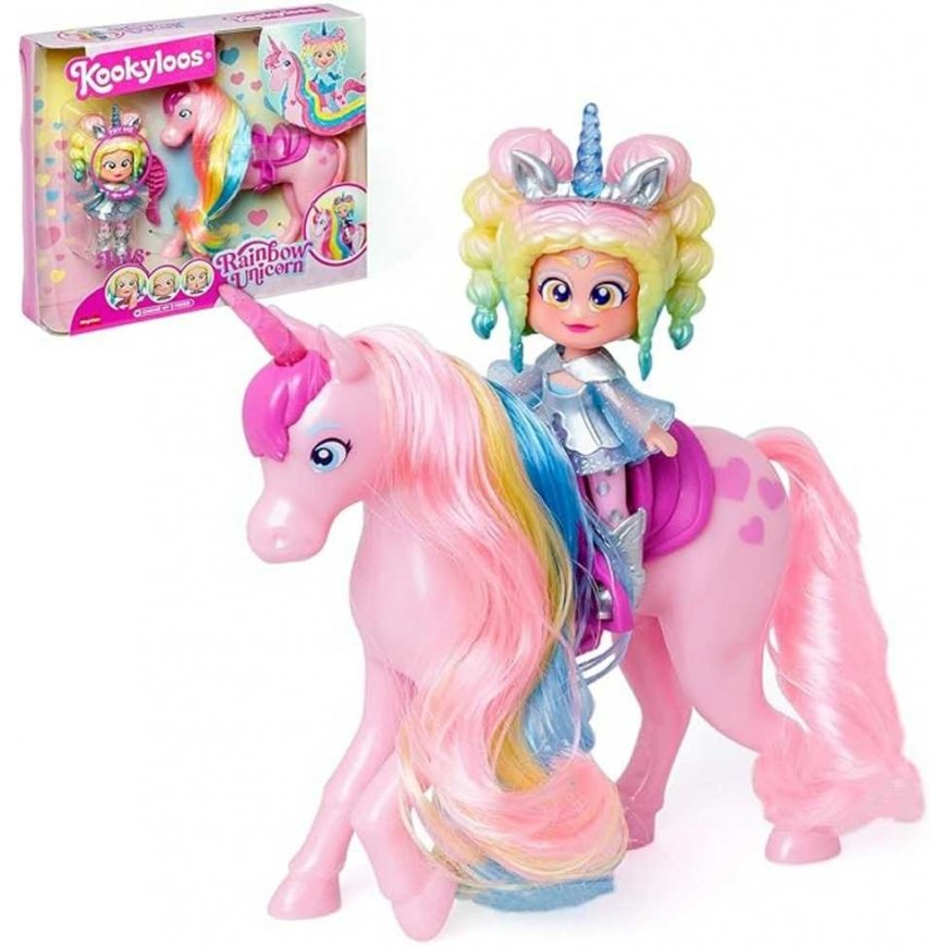 Figuurit Magic Box KOOKYLOOS Sateenkaari Yksisarvinen, figuureja – 3
