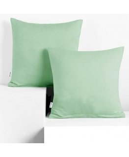 Amber Koristeellinen tyynynpäällinen GINTARO värissä, minttutyylinen, klassinen materiaali - tekstiilitrikoo 80x80 DecoKing