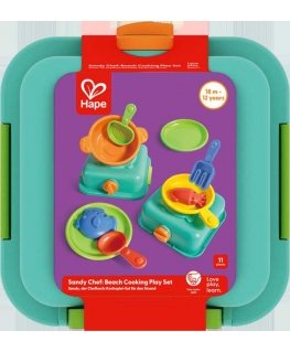 HAPE food cooking sand toy set, E4106K