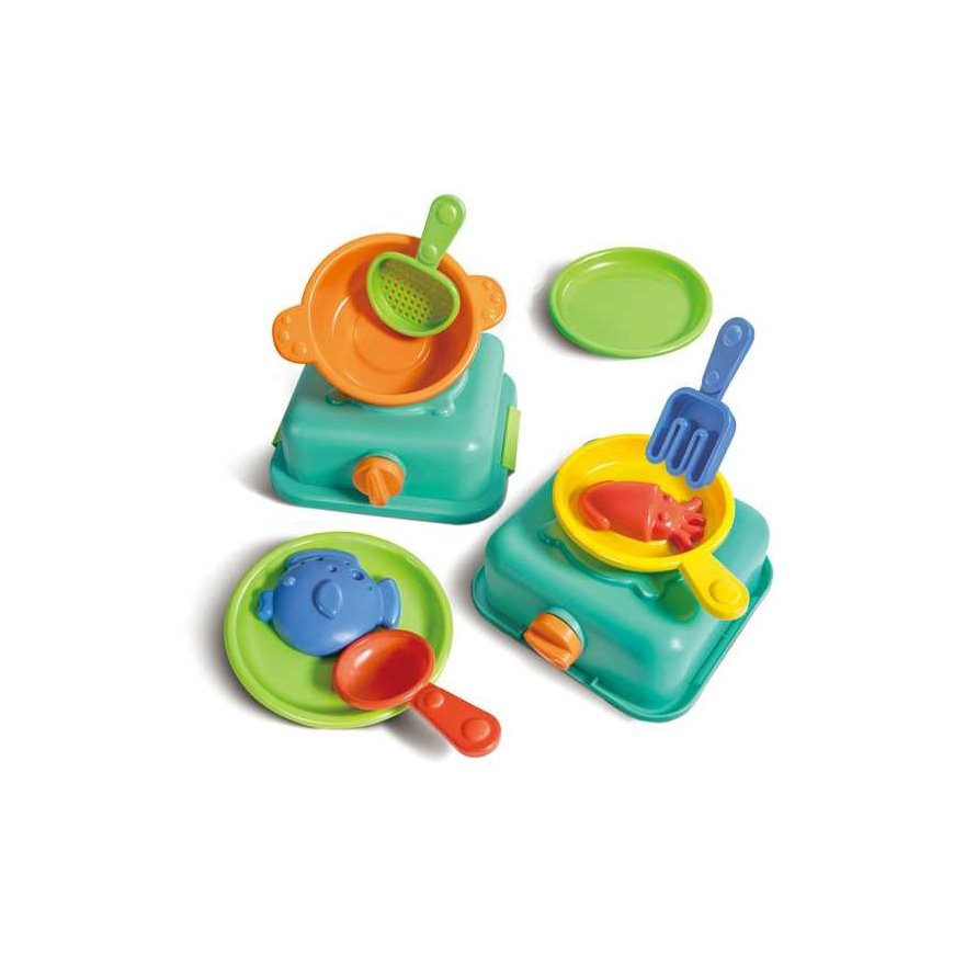 HAPE food cooking sand toy set, E4106K – 3