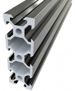 Openbuilds Drill Aluminum Profile V-Slot 2060 anodized black 250mm