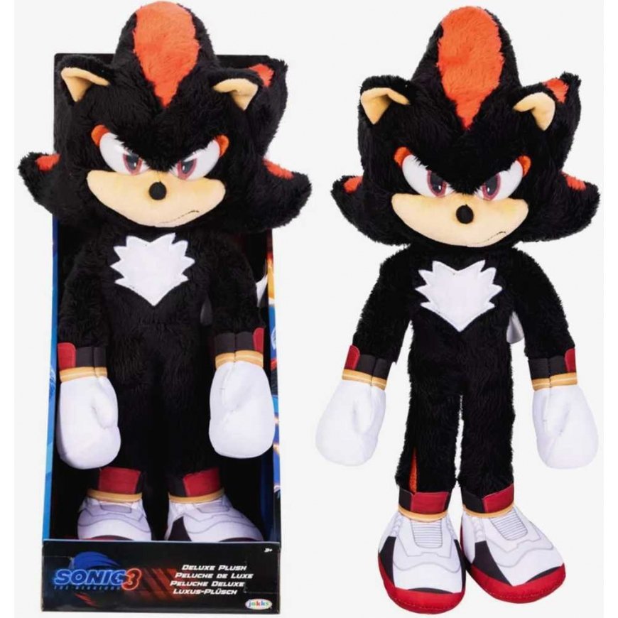 Jakks Pacific Pliušinis Sonic 3 siil Deluxe Shadow 35 cm – 3