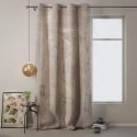 Night curtain with rings AmeliaHome VELVET 140X270 cm, 1 pc., color: sand