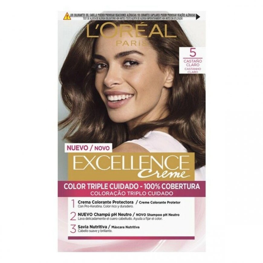 Püsiv värv Excellence L'Oreal Make Up Šveitsi pruun Nº 5