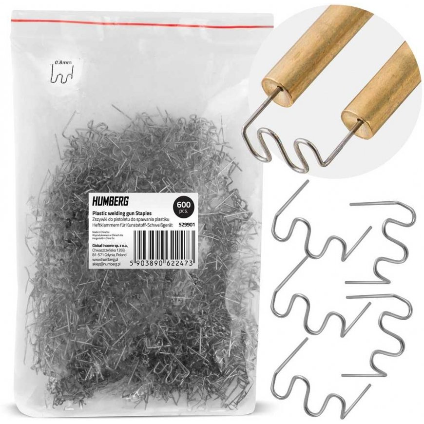 Plastic welding machine clamps, 600 pcs, Type A, Humberg