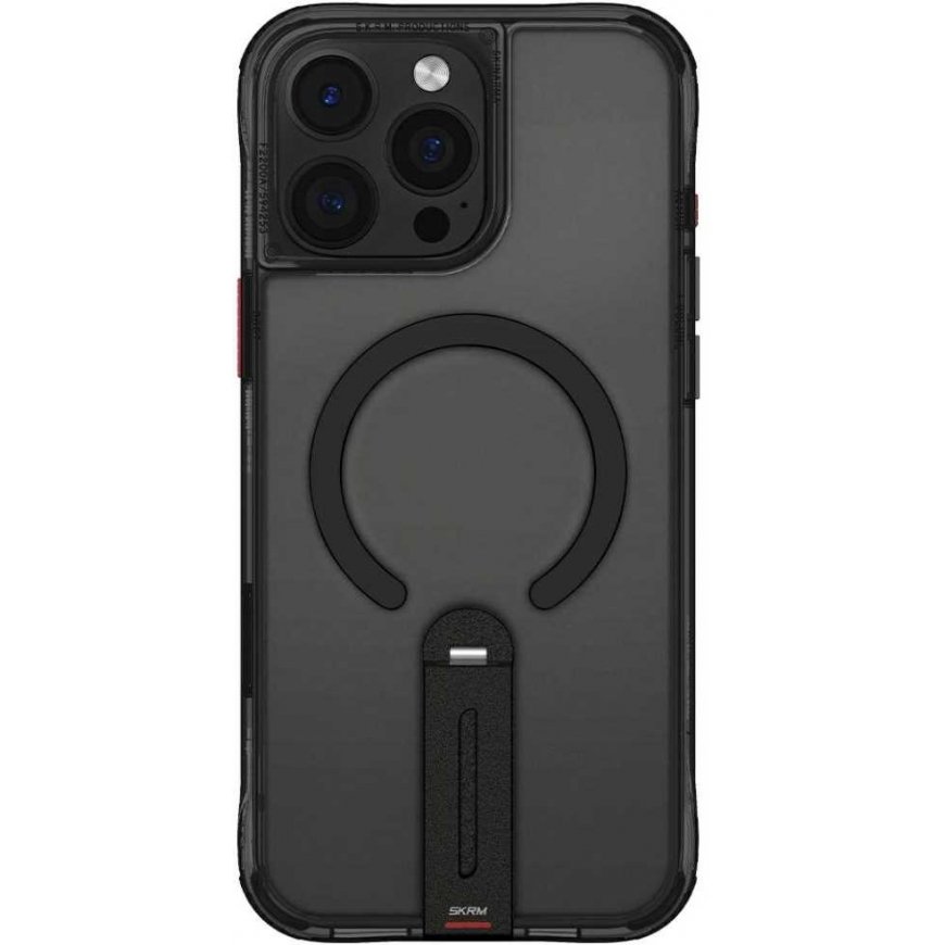 Skinarma Helix for Apple iPhone 16 Pro Max Magnetic Charging 360 Rotating Stand case for phone in black color – 2