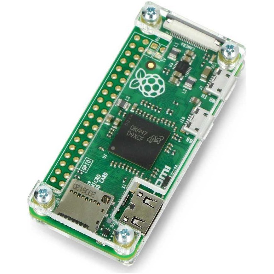 Gravlaser Raspberry Pi Zero korpuss, Fluo Open, caurspīdīgs – 5
