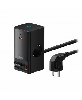 Baseus PowerCombo Universal Black AC Fast charging Indoor