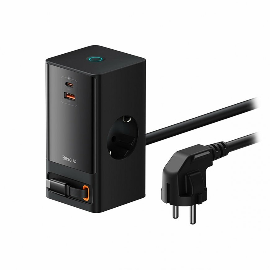 Baseus PowerCombo Universal Black AC Fast charging Indoor