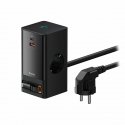 Baseus PowerCombo Universal Black AC Fast charging Indoor Baseus PowerCombo Universal Black AC Fast charging Indoor