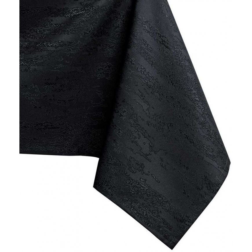 Tablecloth Vesta black pressed modern 115x250+35x250 AmeliaHome – 4