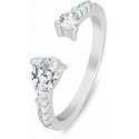 Brilio Silver Shiny open ring with cubic zirconia RI146W Brilio Silver Shiny open ring with cubic zirconia RI146W